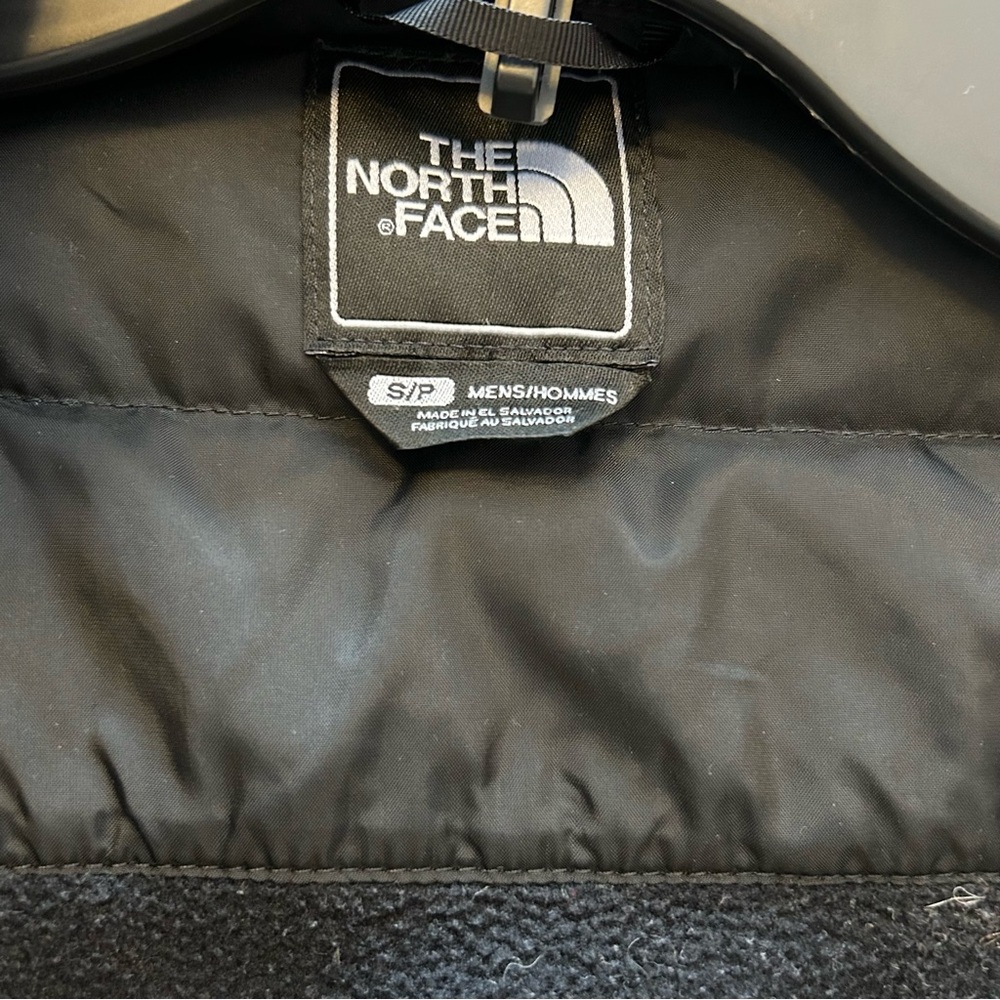 North Face Men's 550 Black Fleece/Puffer Polartec with down jacket size small - Picture 11 of 13